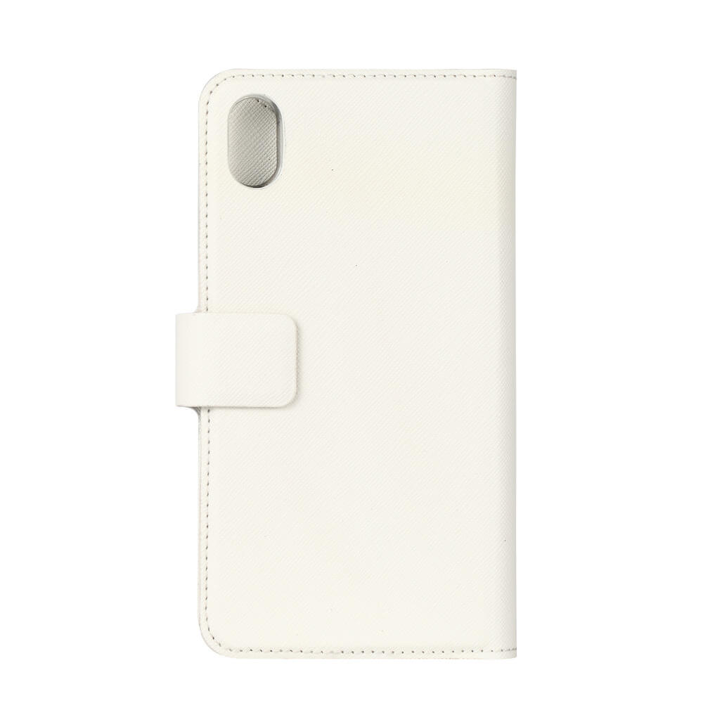 ONSALA iPhone XR 2in1 Magnet Fodral / Skal Saffiano White