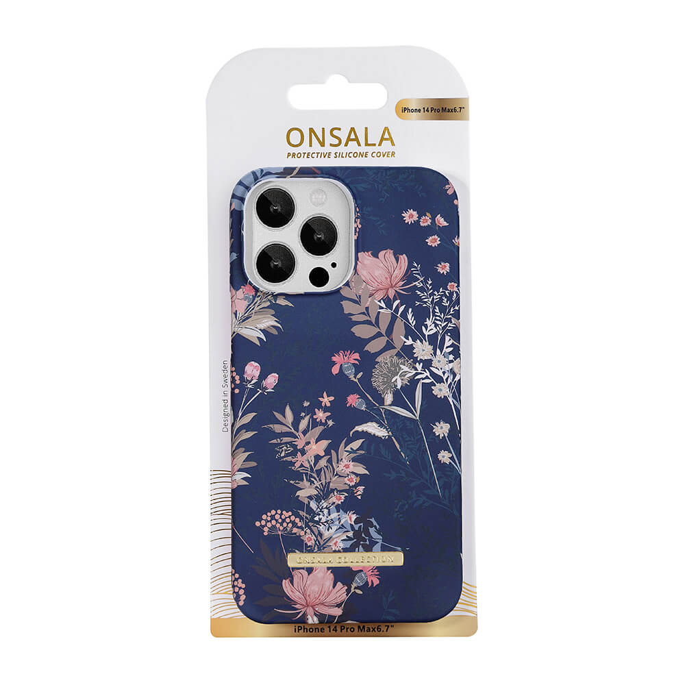 ONSALA iPhone 14 Pro Max Skal Dark Flower
