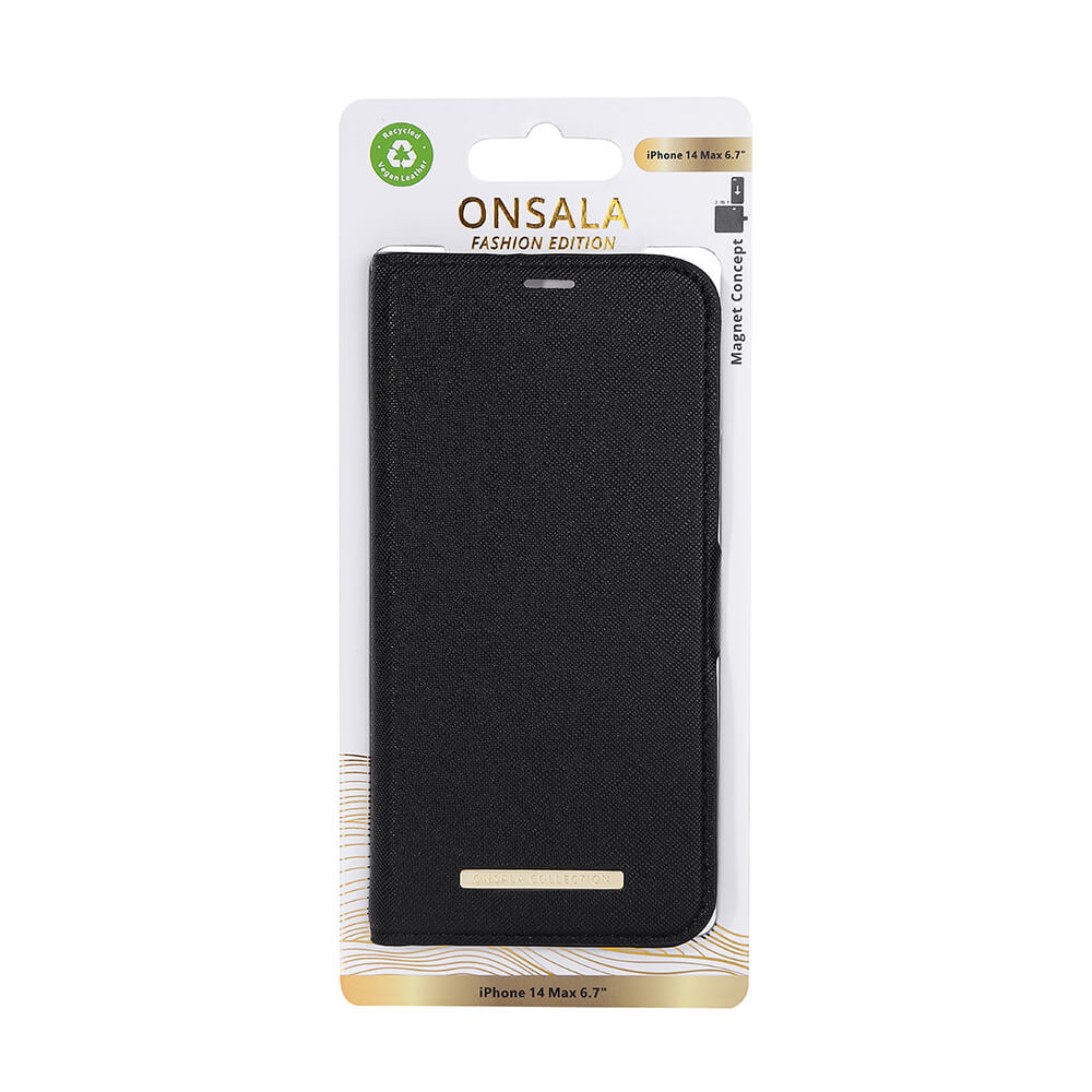 ONSALA iPhone 14 Plus Fodral ECO Midnight Black