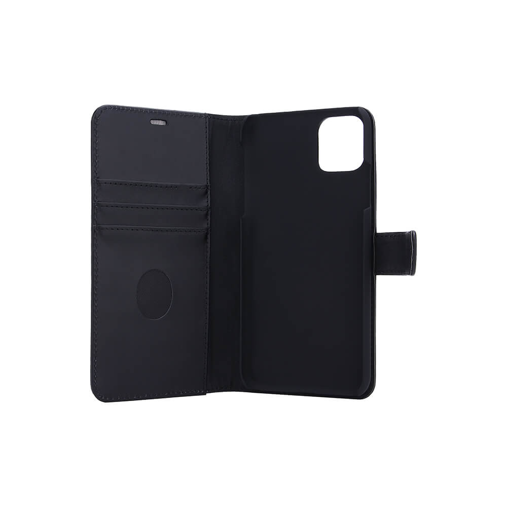 Radicover iPhone 11 Pro Max Mobilfodral 2in1 Äkta Läder Svart