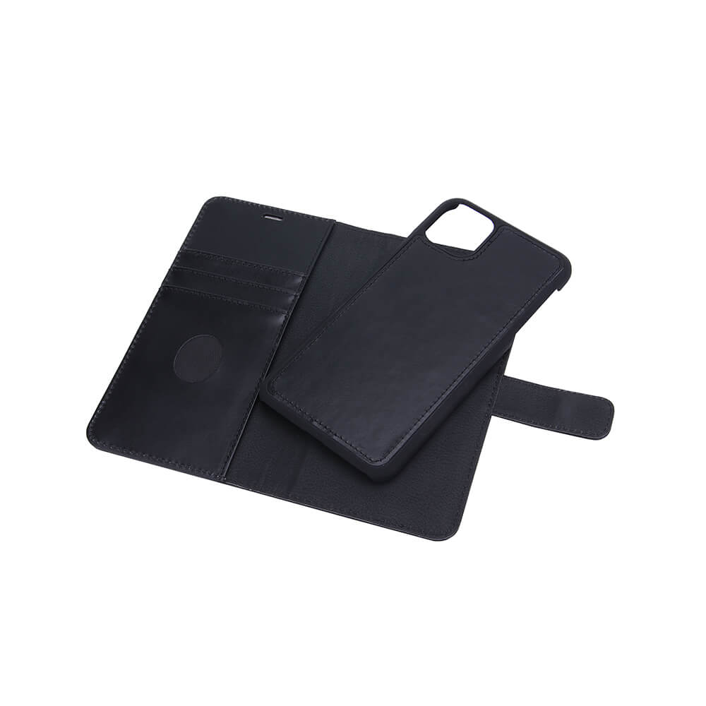 Radicover iPhone 11 Pro Max Mobilfodral 2in1 Äkta Läder Svart