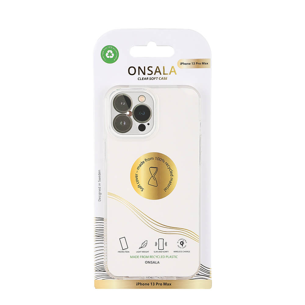 ONSALA iPhone 13 Pro Max Skal ECO Transparent