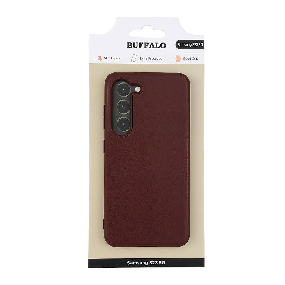 Buffalo Samsung Galaxy S23 Mobilskal Lder Brun