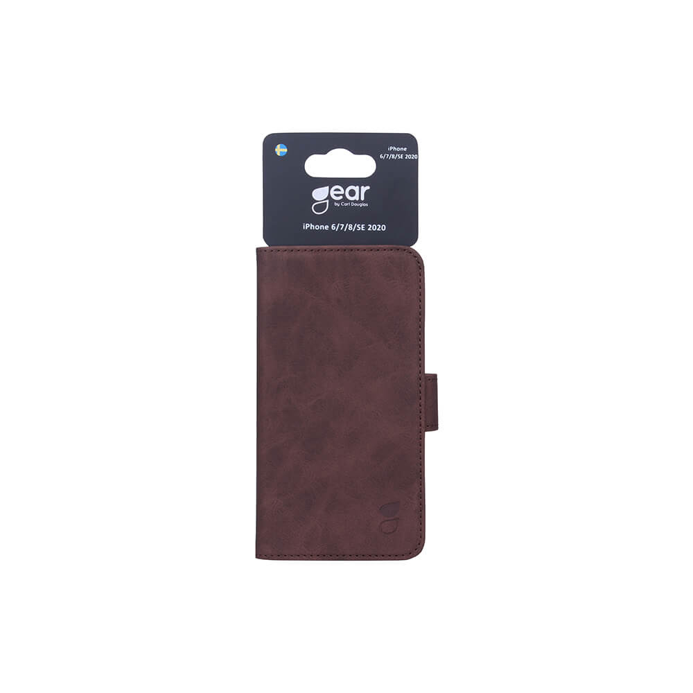 GEAR iPhone 6/7/8/SE Fodral Nubuck Läder Brun