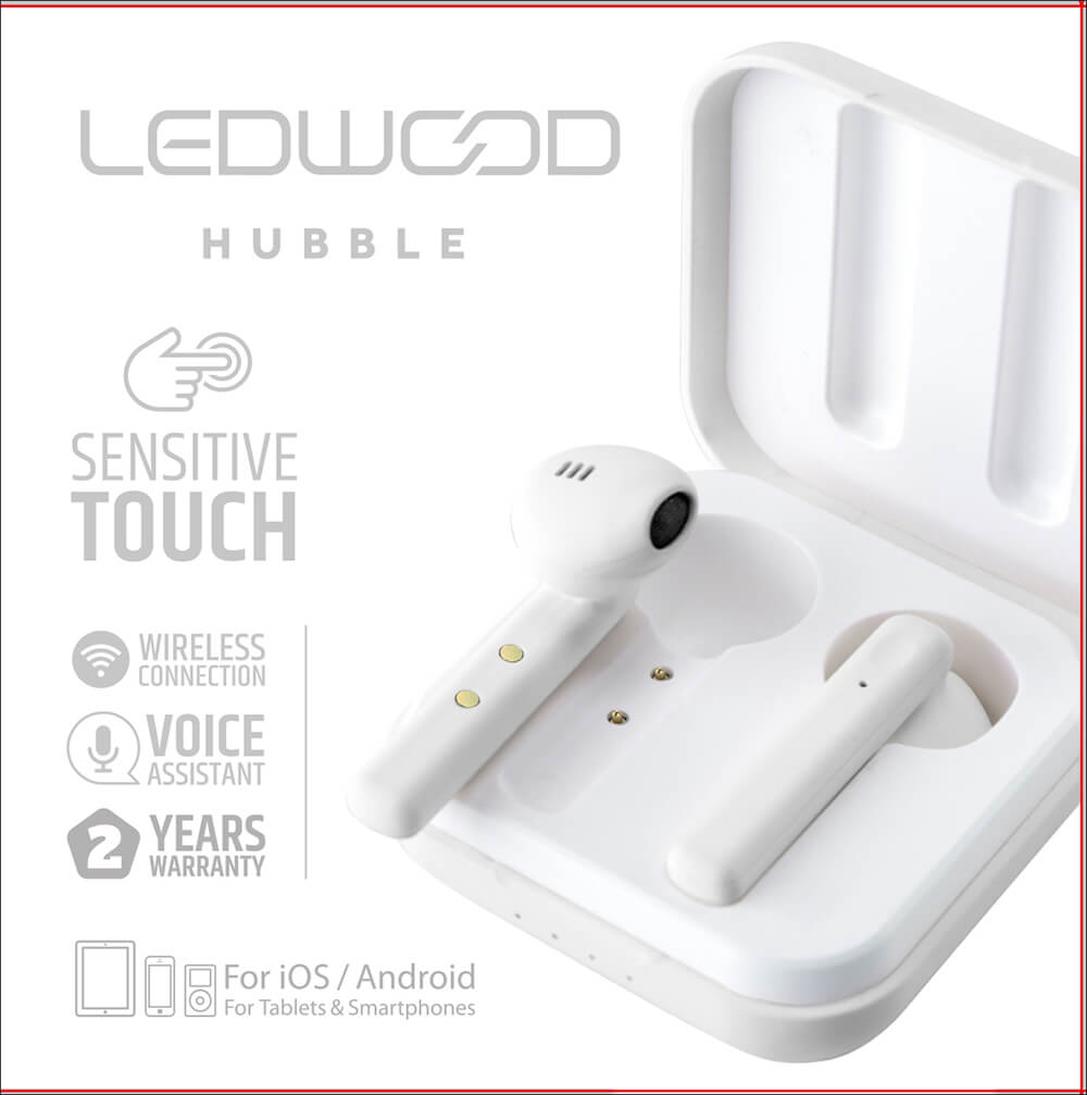 LEDWOOD Hrlur Hubble TWS True Wireless In-Ear Mic Vit