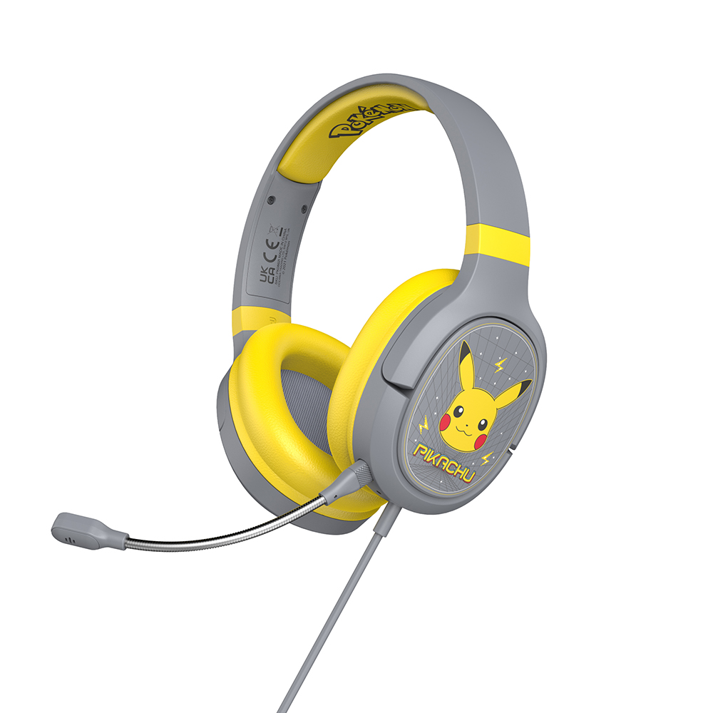 Pokemon Pikachu Gaming-Headset Over Ear Bom-mikrofon