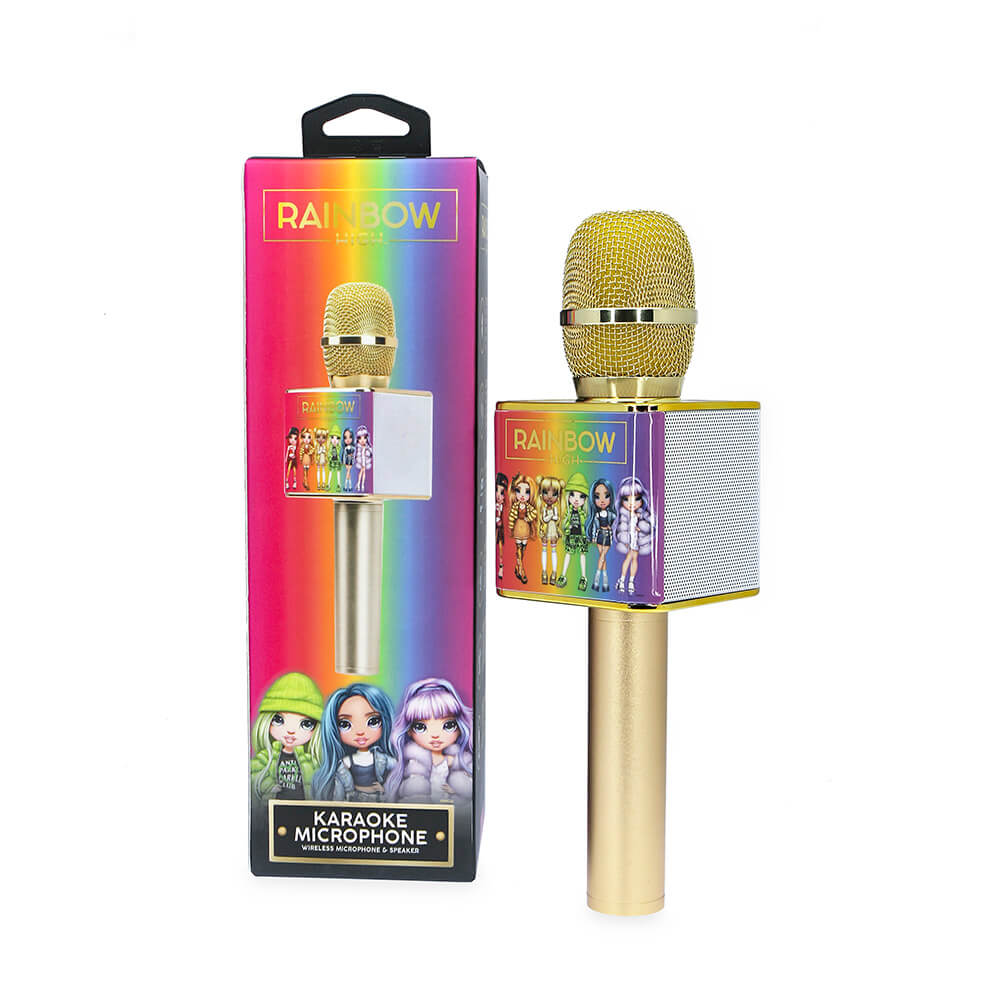 Rainbow High Trdls Karaoke Mikrofon Med Hgtalare