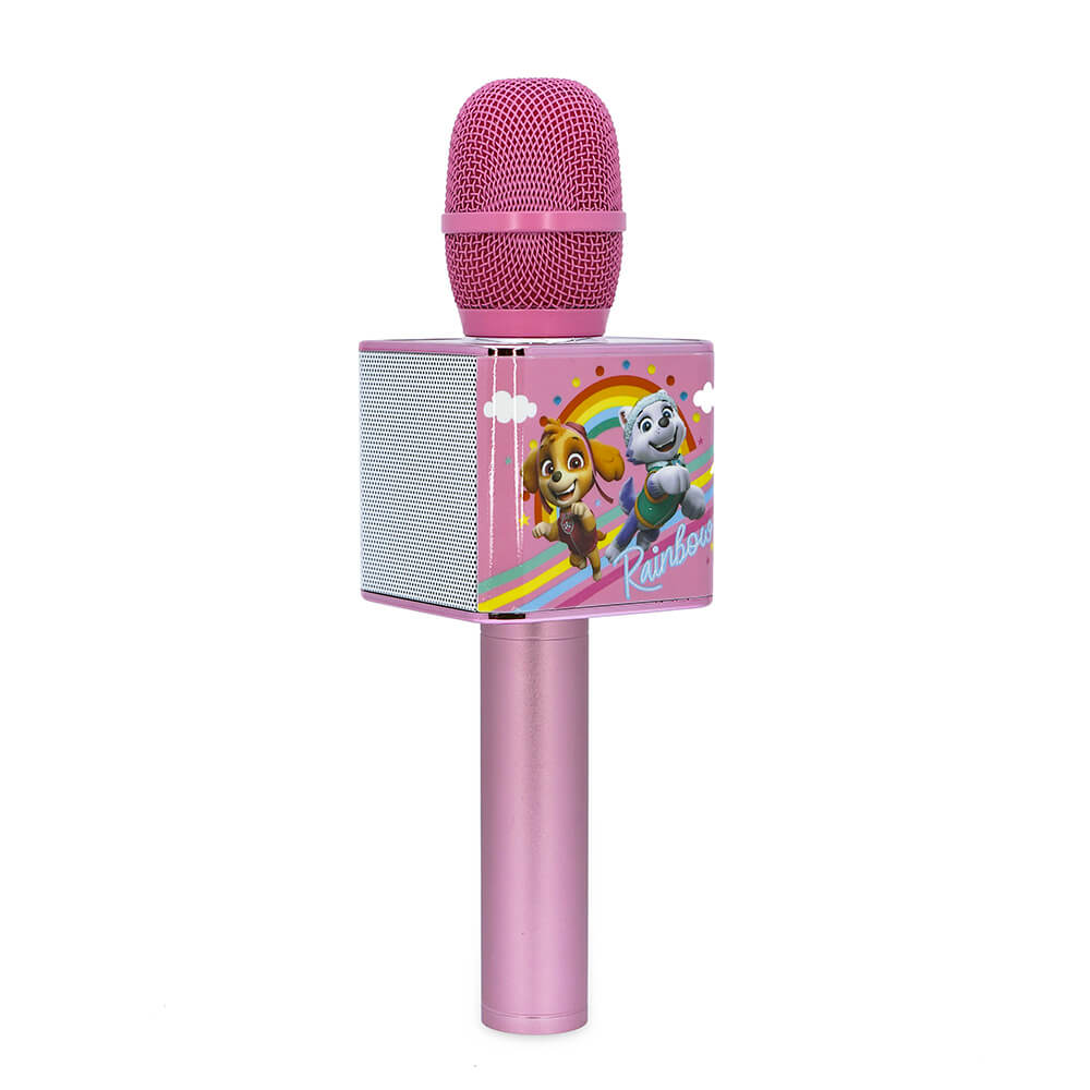 Paw Patrol Trdls Karaoke Mikrofon Med Hgtalare Rosa