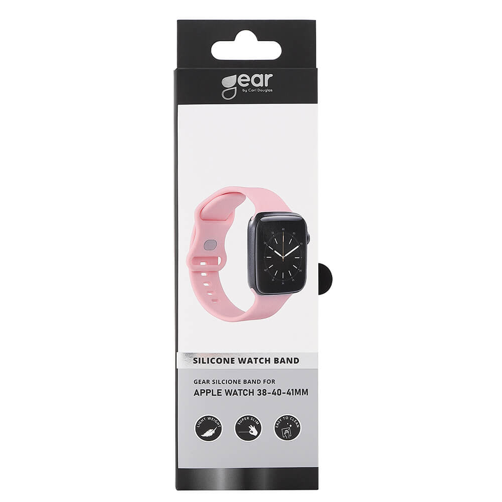 GEAR Klockarmband Silikon Apple Watch 38/40/41 mm Rosa