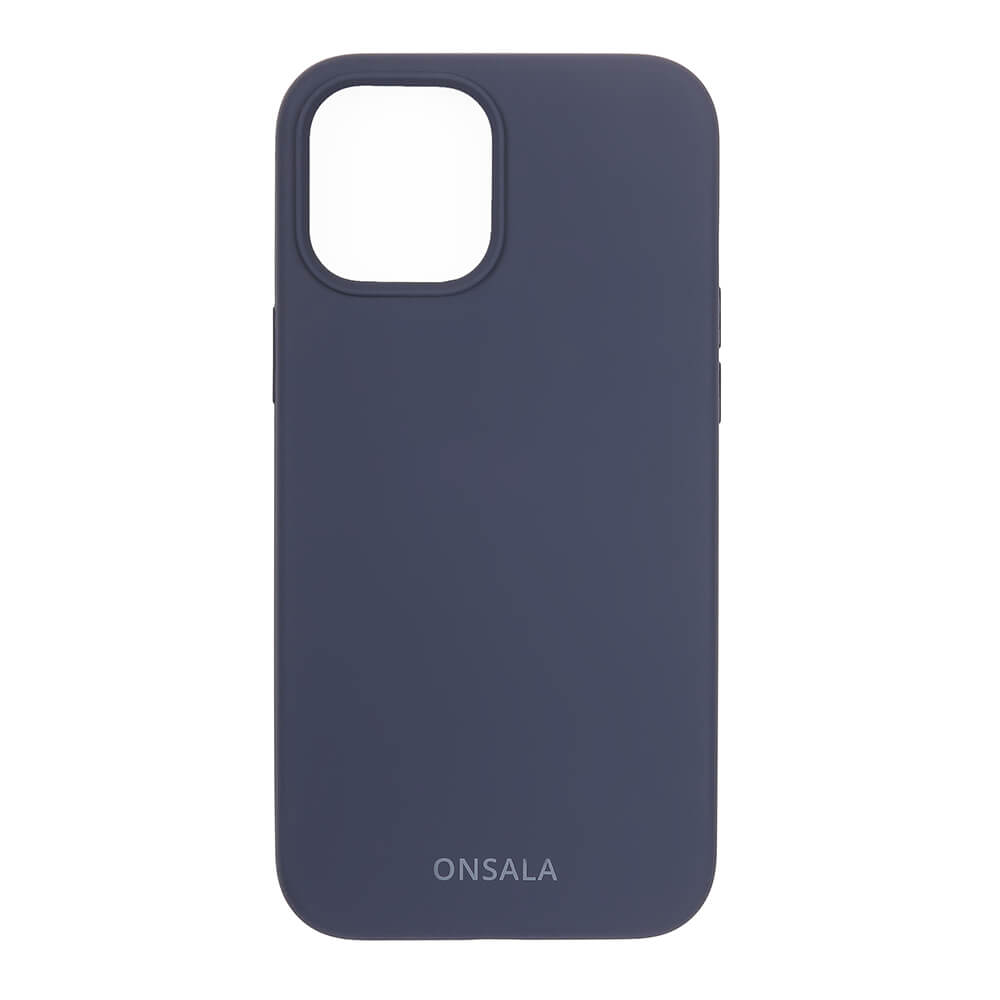 ONSALA iPhone 12 / 12 Pro Mobilskal Silikon Cobalt Blue