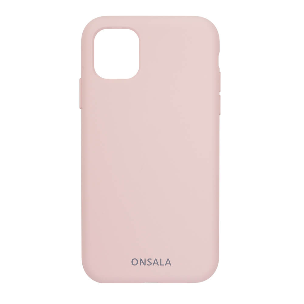 ONSALA iPhone 11 / XR Mobilskal Silikon Sand Pink