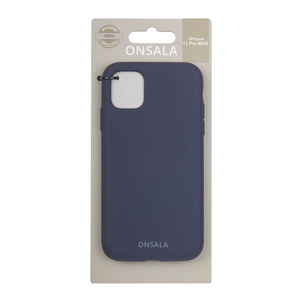 ONSALA iPhone 11 Pro Max Mobilskal Silikon Cobalt Blue