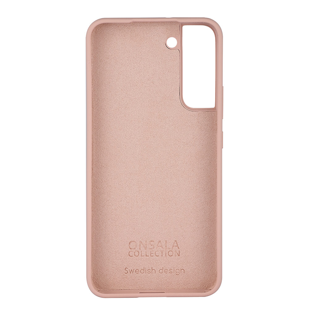 ONSALA Samsung Galaxy S22 Plus Mobilskal Silikon Sand Rosa