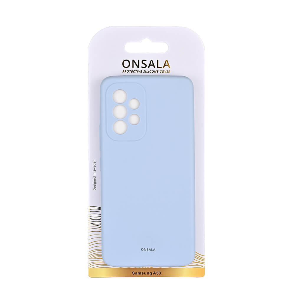 ONSALA Samsung Galaxy A53 Mobilskal Silikon Ljus Bl
