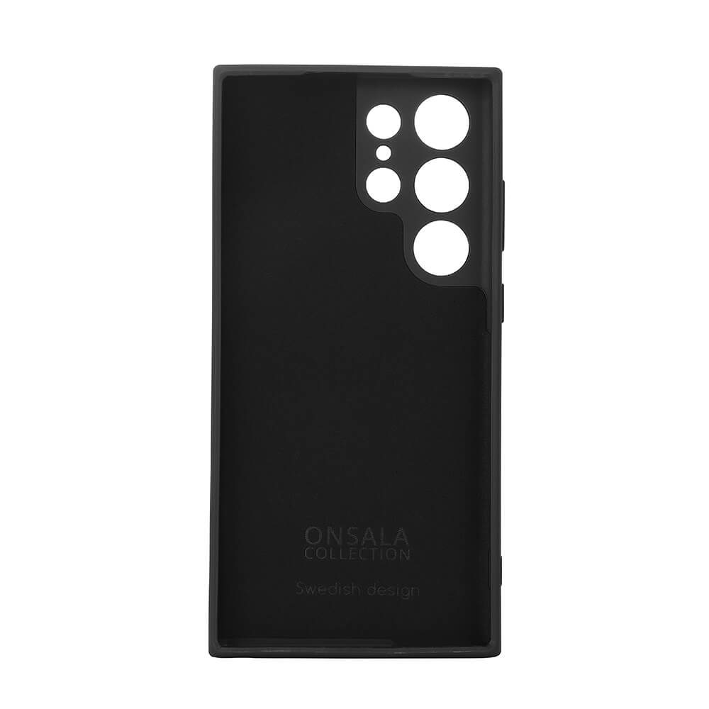ONSALA Samsung Galaxy S23 Ultra Mobilskal Silikon Svart