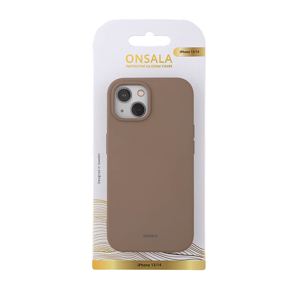 ONSALA iPhone 13/14 Mobilskal Silikon Summer Sand
