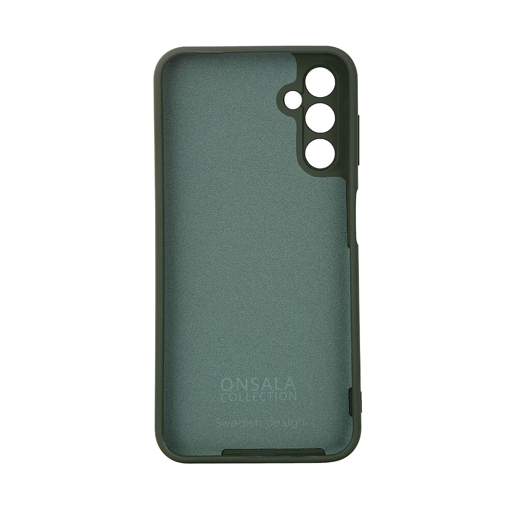 ONSALA Galaxy A14 4G/5G Mobilskal Silikon Dark Green
