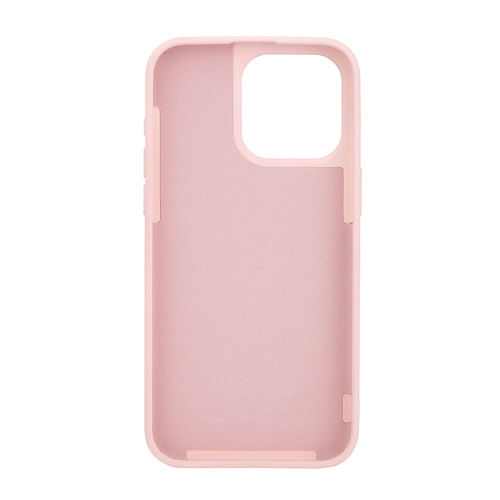 ONSALA iPhone 15 Pro Max MagSafe Skal Med Silikonyta Chalk Pink