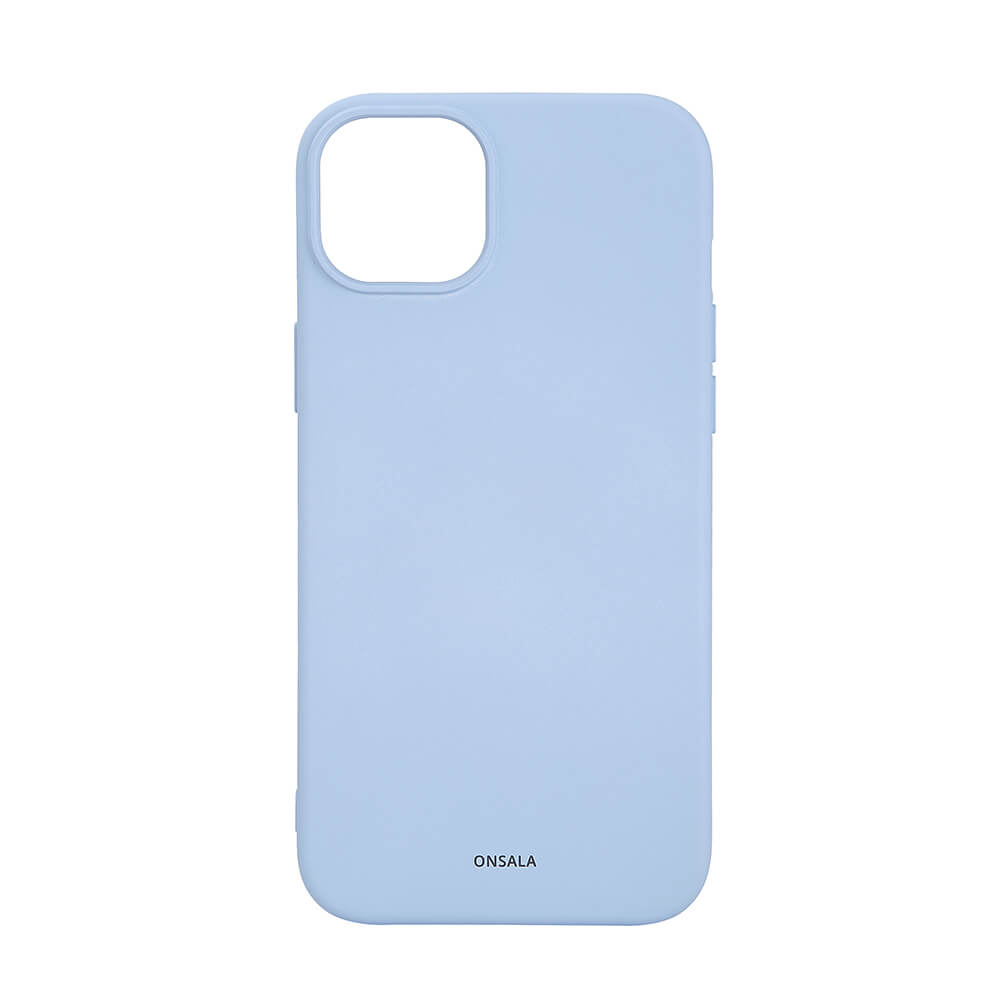 ONSALA iPhone 15 Plus MagSafe Skal Med Silikonyta Ljusbl