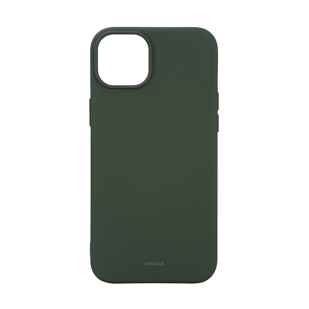 ONSALA iPhone 15 Plus MagSafe Skal Med Silikonyta Olivgrn