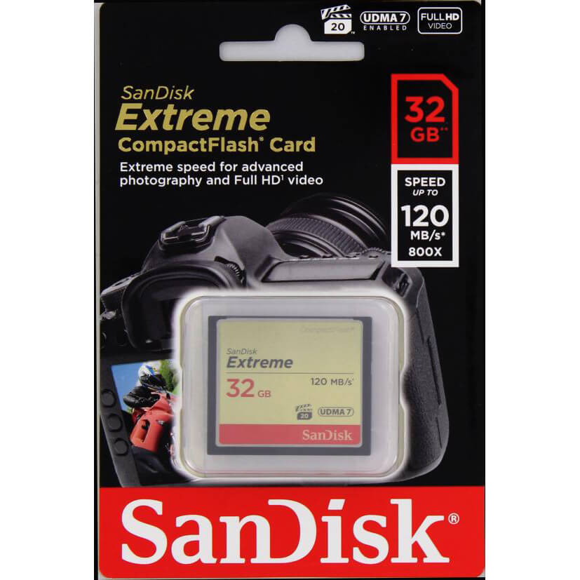 SanDisk CF Extreme 32 GB Minneskort
