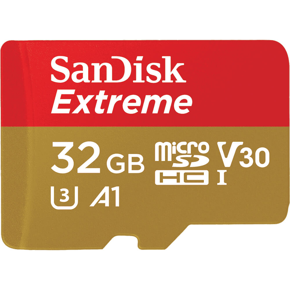 SanDisk SanDisk MicroSDXC Extreme 32 GB 100MB/s Inkl. Adapter - Teknikhallen.se
