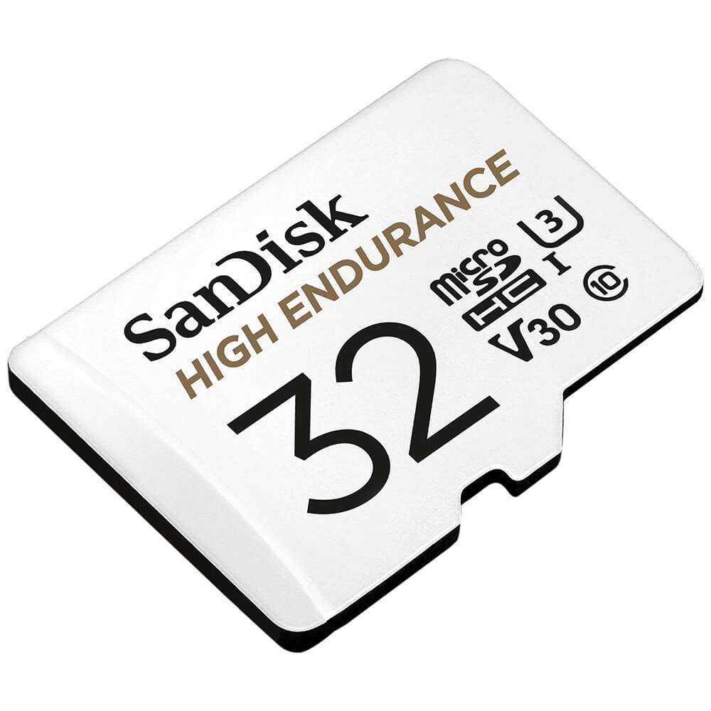 SanDisk SanDisk MicroSDHC 32 GB High Endurance med adapter - Teknikhallen.se