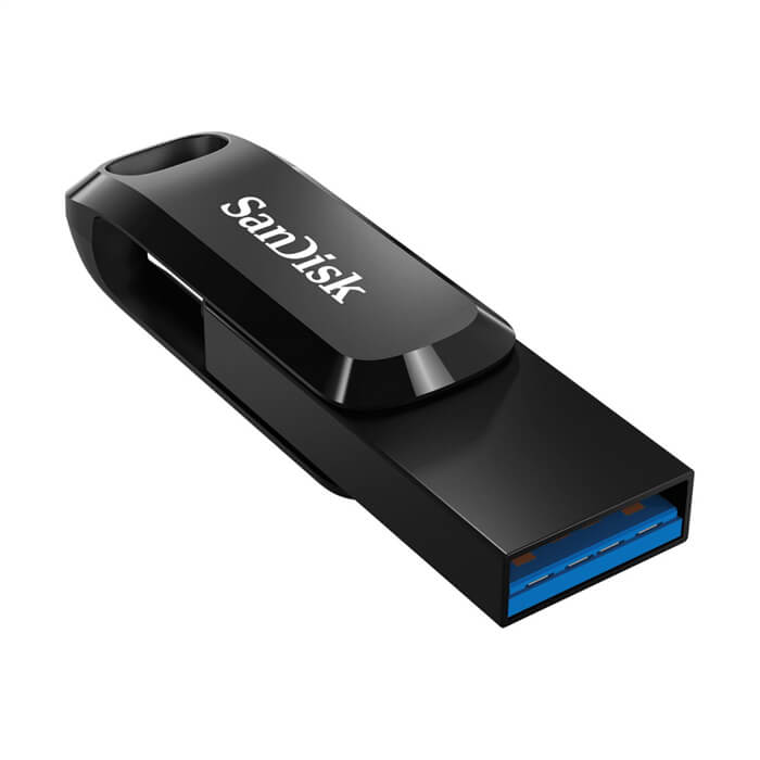 SanDisk SanDisk USB Dual Drive Go Ultra 64 GB, USB-C / USB 3.1 - Teknikhallen.se