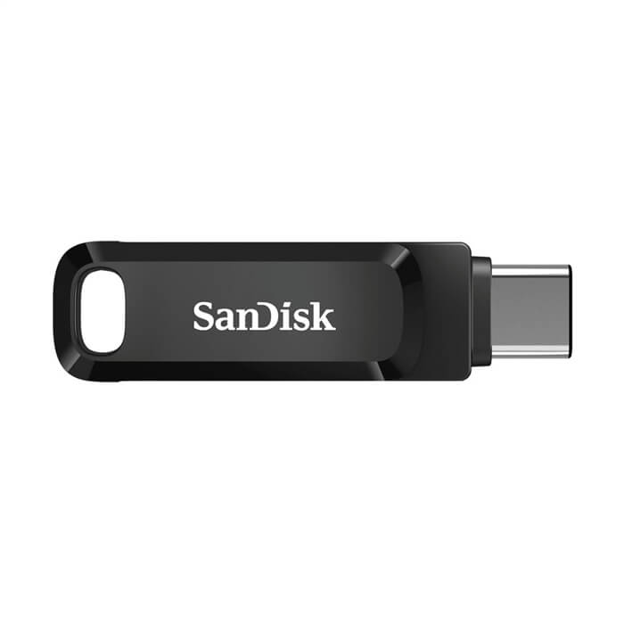 SanDisk SanDisk USB Dual Drive Go Ultra 64 GB, USB-C / USB 3.1 - Teknikhallen.se