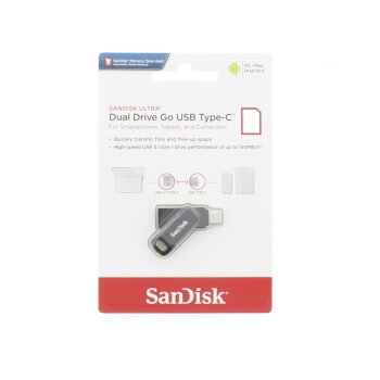 SanDisk USB Dual Drive Go Ultra 128GB, USB-C / USB 3.1