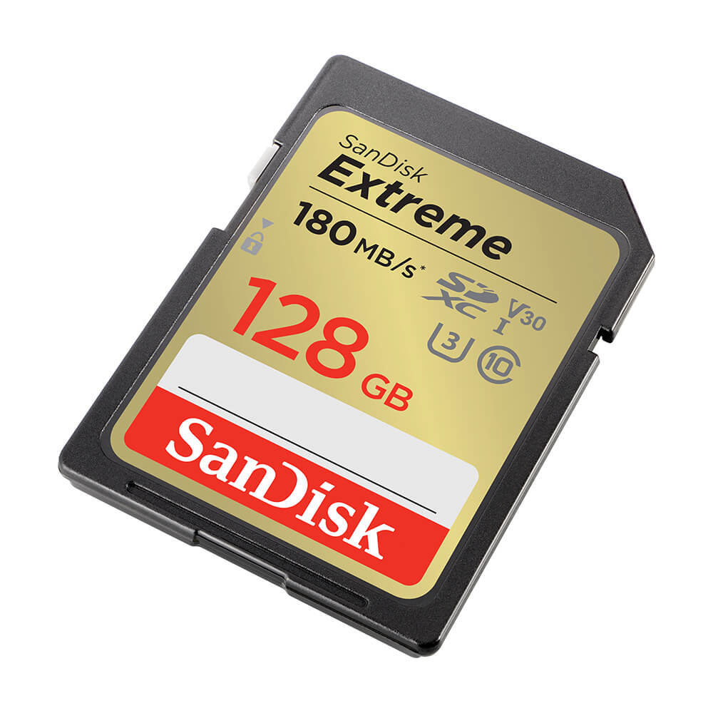 SanDisk SDXC Extreme 128 GB Minneskort