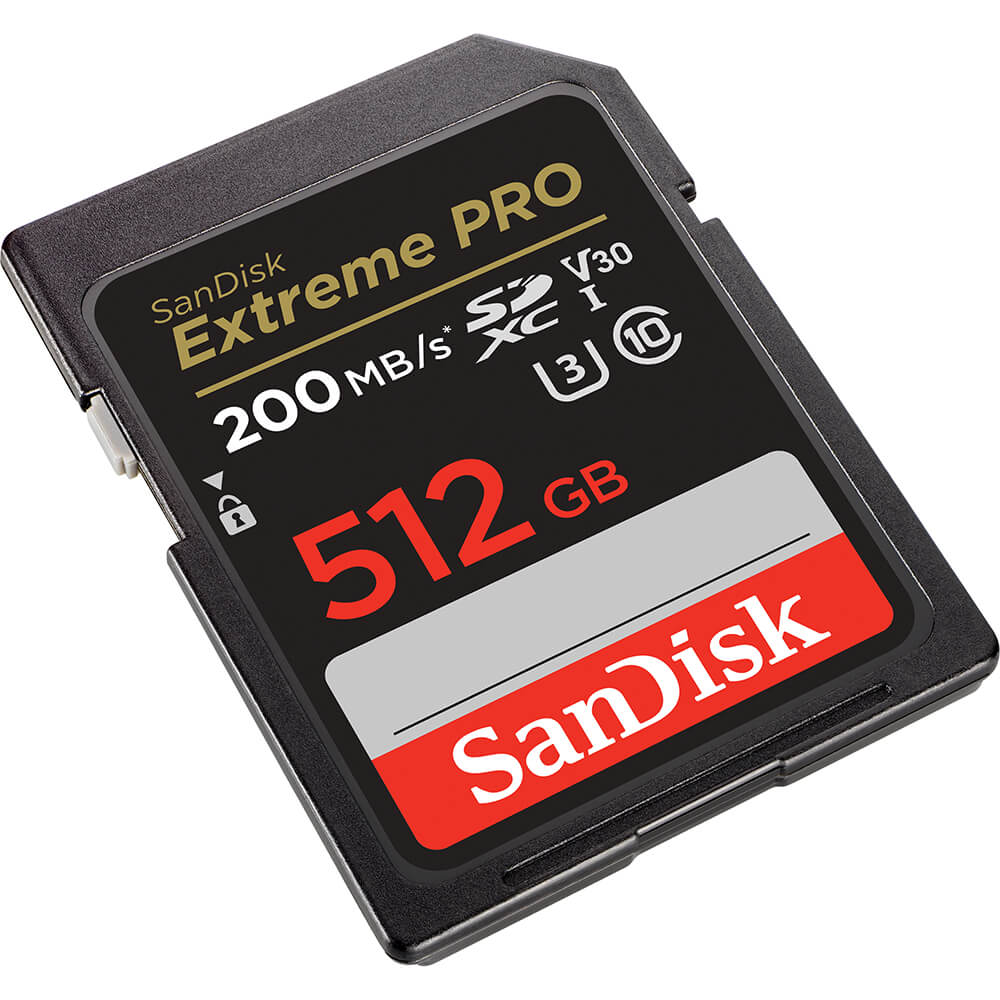 SanDisk SDXC Extreme Pro 512 GB 200MB/s UHS-I