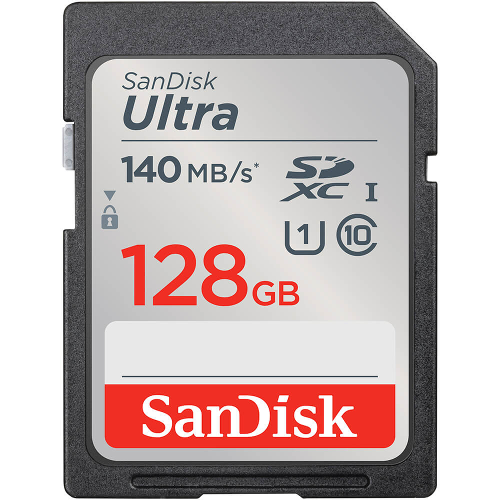SanDisk SDXC Ultra 128GB 140MB/s Minneskort
