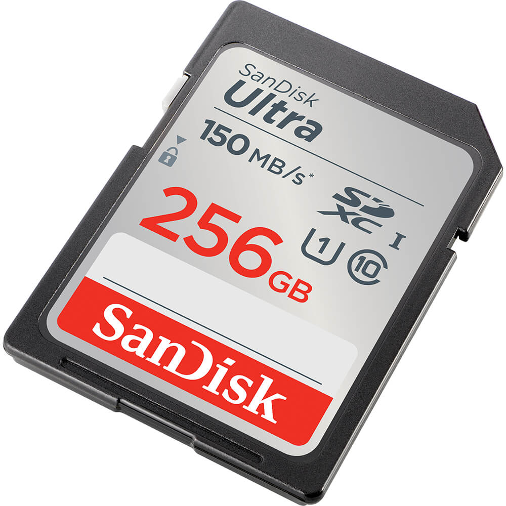 SanDisk SDXC Ultra 256GB 150MB/s Minneskort