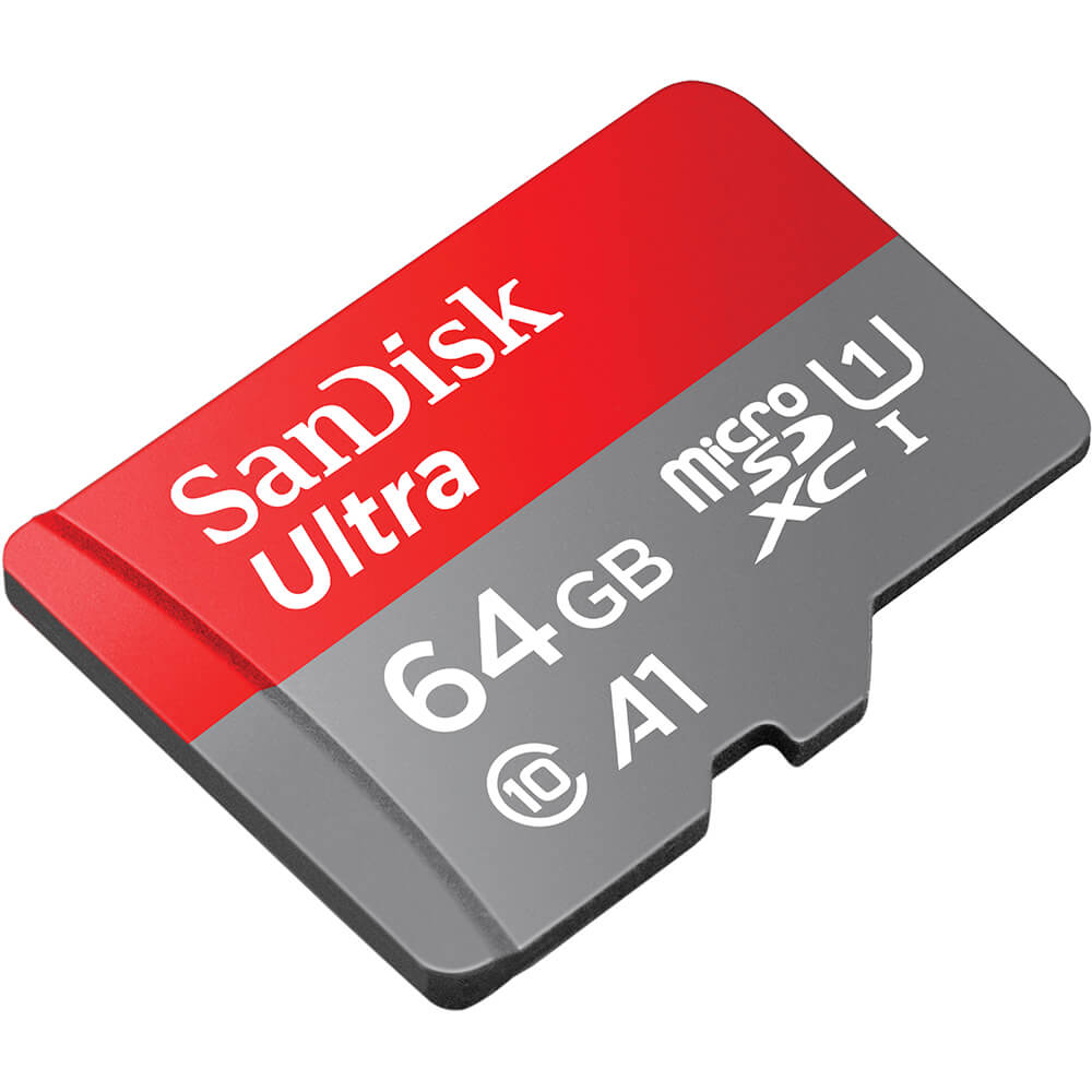 SanDisk SanDisk MicroSDXC Mobil Ultra 64GB 140MB/s Inkl. Adapter - Teknikhallen.se