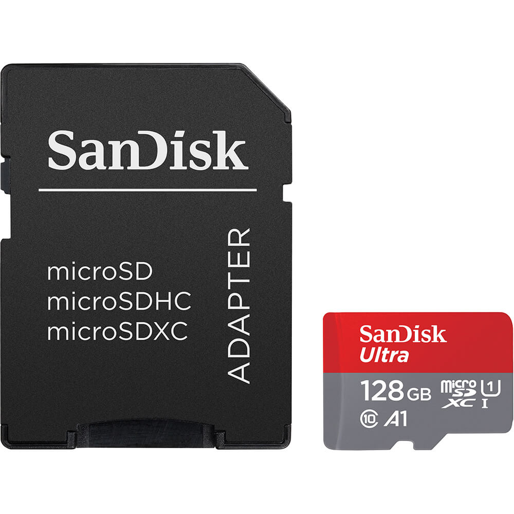 SanDisk MicroSDXC Mobil Ultra 128GB 140MB/s Inkl. Adapter