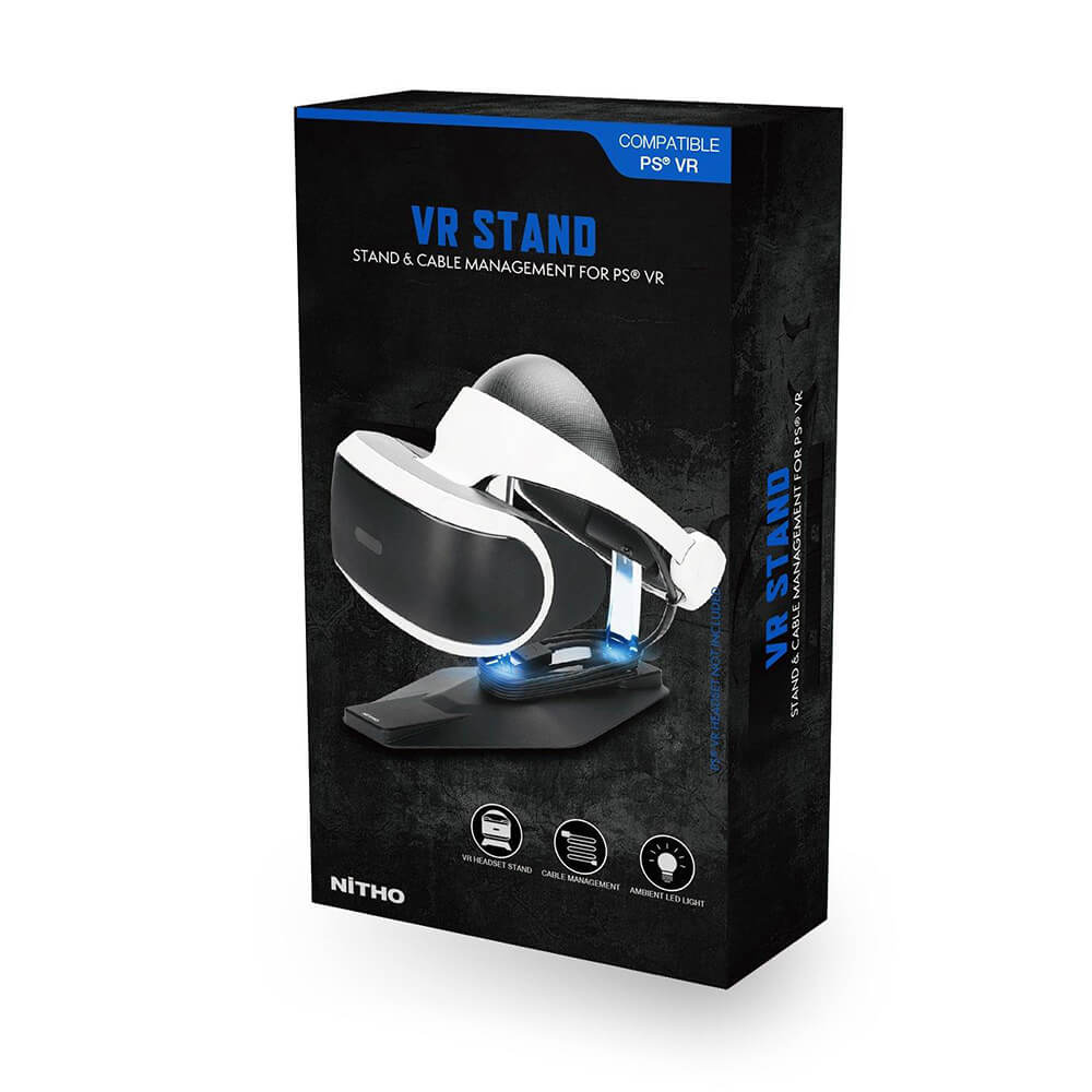 NITHO LED Ställ för PlayStation VR Svart