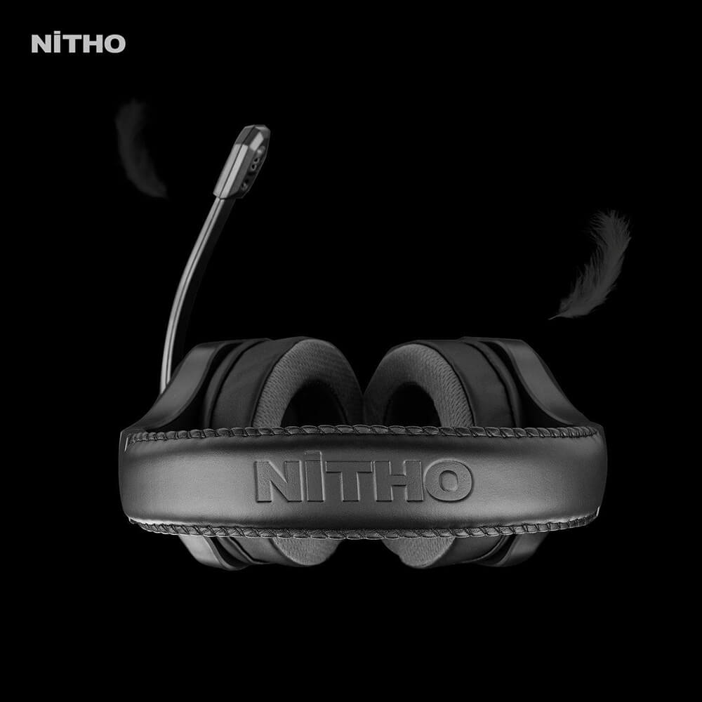 NITHO Headset Gaming NS120S Svart