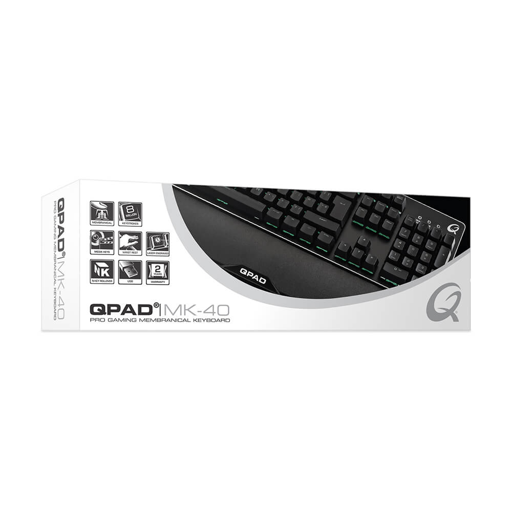 QPAD Gaming Tangentbord MK40 Nordic