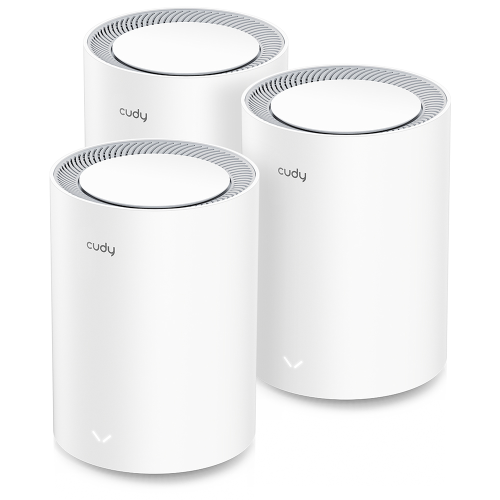 Cudy Mesh Solution M1800 3-pack AX1800 Gigabit Wi-Fi 6 Vit