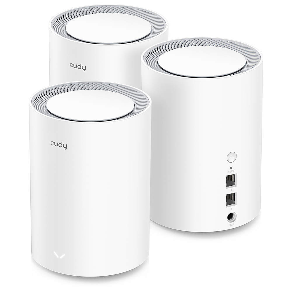 Cudy Mesh Solution M1800 3-pack AX1800 Gigabit Wi-Fi 6 Vit