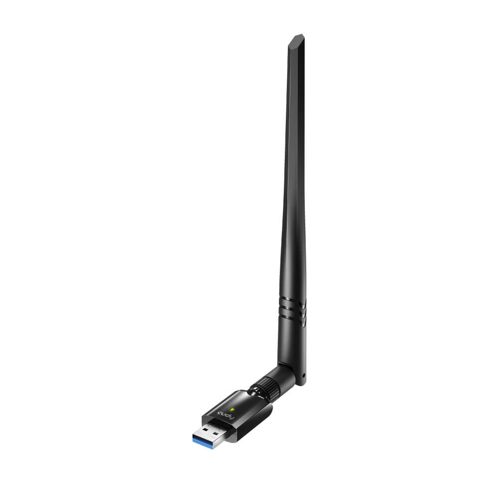 Cudy Wi-Fi Adapter USB WU1400 AC1300 High Gain Svart