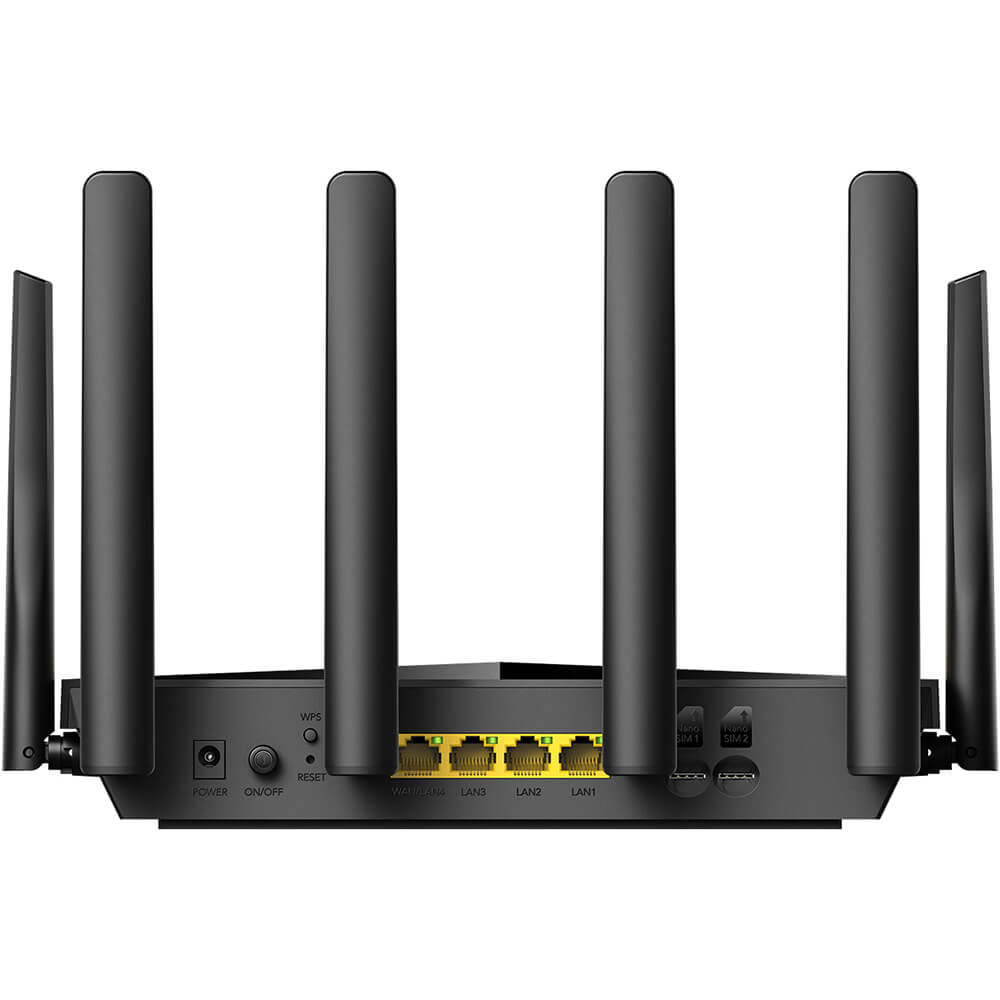 Cudy 4G Router LT12 Cat 12 AC1200 Gigabit Dual-SIM Svart